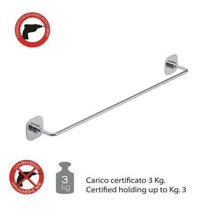 Portasalviette GEDY linea Teide da 45cm Cromato