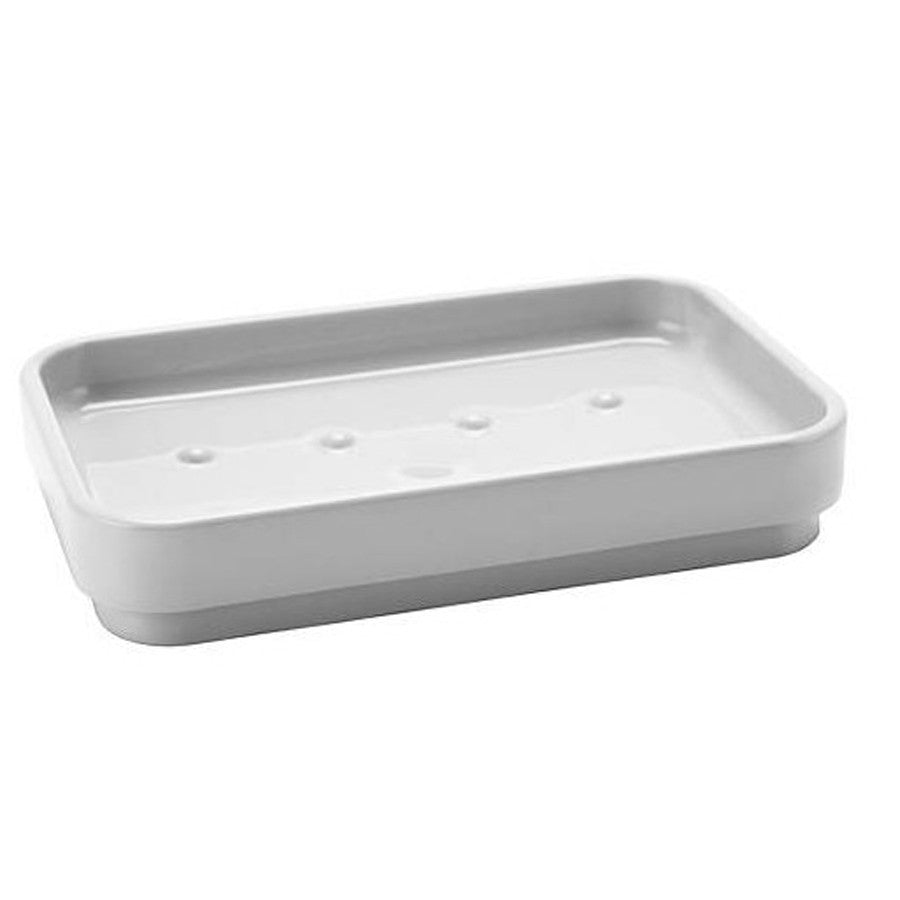 Portasapone d' appoggio GEDY linea Seventy in resina colore Bianco