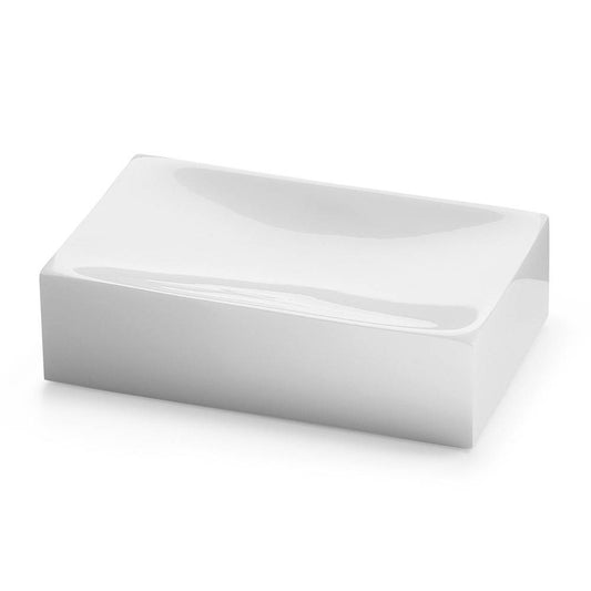 Portasapone d' appoggio GEDY linea Sofia in resina colore Bianco
