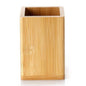 GEDY Bambù natural wood countertop toothbrush holder