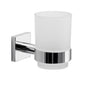 GEDY Fuji wall-mounted toothbrush holder in chrome-plated steel