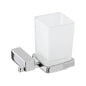 Wall-mounted toothbrush holder in durable and modern chrome steel | Unica Series