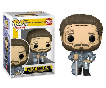 Funko Pop Rocks Knight Post Malone 258 Vinyl Figur Pop Sammlerstück