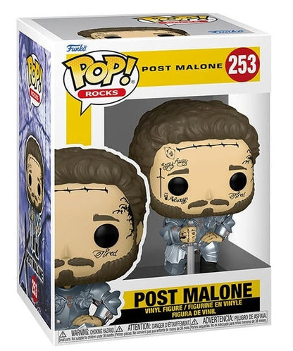 Funko Pop Rocks Knight Post Malone 258 Vinyl Figur Pop Sammlerstück