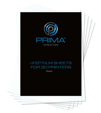 PRIMACREATOR NFEP FILM SHEETS FOR 3D PRINTERS - 140 X 200 MM - 3-PACK