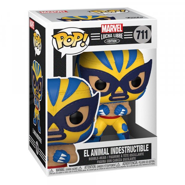 Funko Pop Marvel Lucha Libre 711 El Animal Indestructible Wolverine Figur Neu