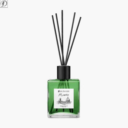 Profumatore per Ambiente al Muschio – Naturale, Intenso e Rilassante con Bastoncini in Bambù