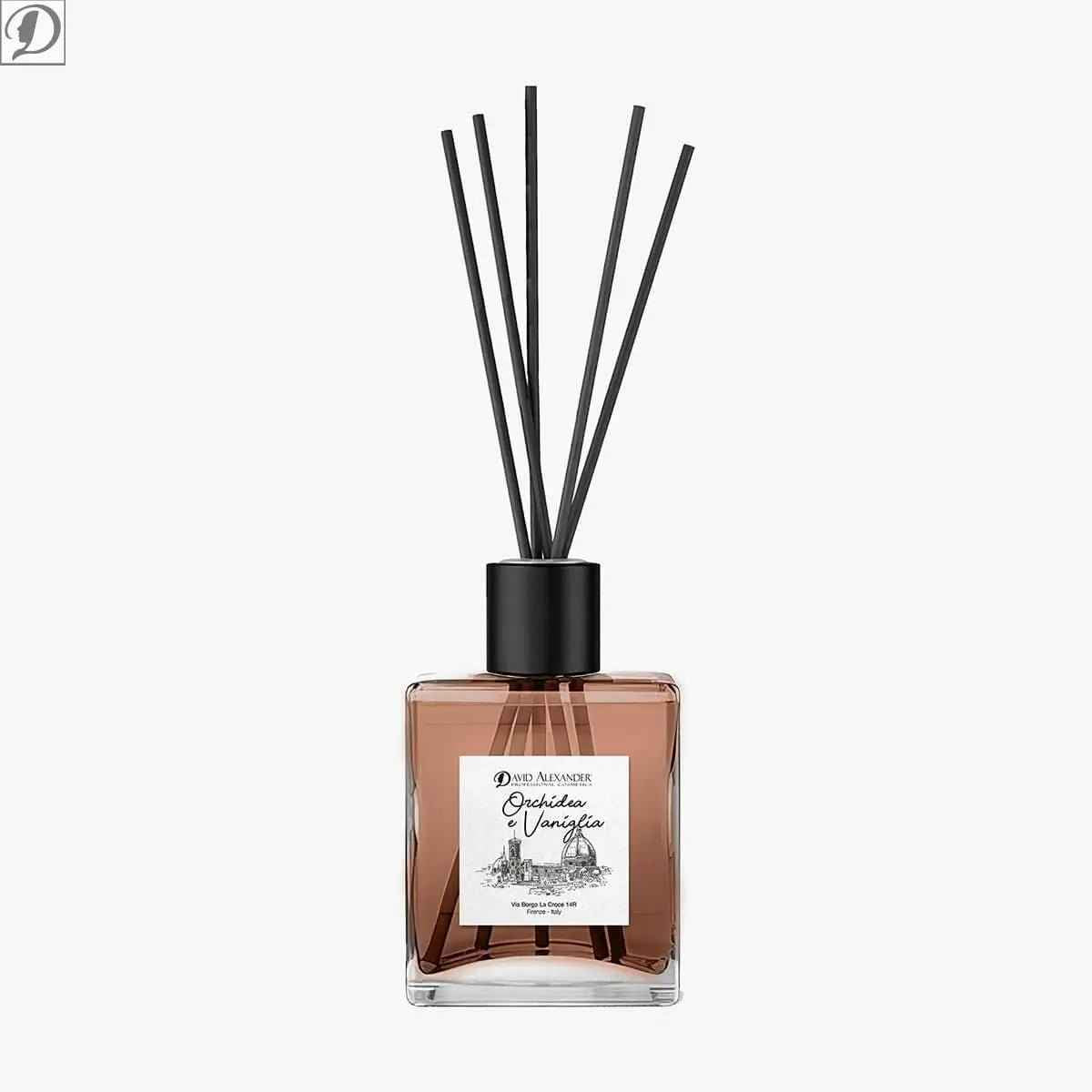 Orchid and Vanilla Reed Diffuser – Sweet and Floral Fragrance with Bamboo Sticks