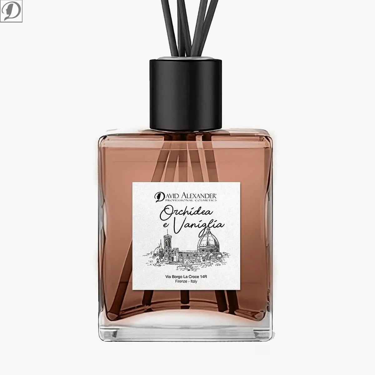 Orchid and Vanilla Reed Diffuser – Sweet and Floral Fragrance with Bamboo Sticks