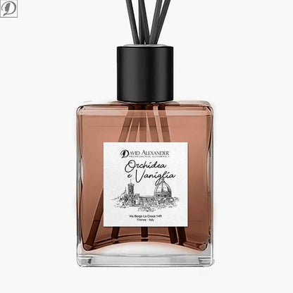 Orchid and Vanilla Reed Diffuser – Sweet and Floral Fragrance with Bamboo Sticks