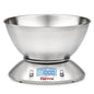 Girmi PS85 Electronic Kitchen Scale with Stainless Steel Bowl 1g/5kg Stainless Steel