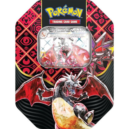 Pokemon Tin: Karmesin & Purpur Paldea Schicksale Ex Schillernd (Glurak)