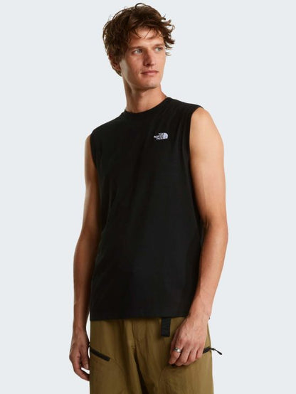 The North Face T-shirt nera Evolution Simple Dome Regular da uomo NF0A8FD4JK3