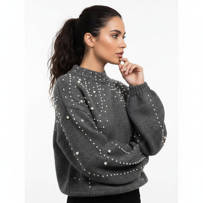 Pullover Donna Oversize Autunnale in Maglia Morbida – Caldo e Comodo