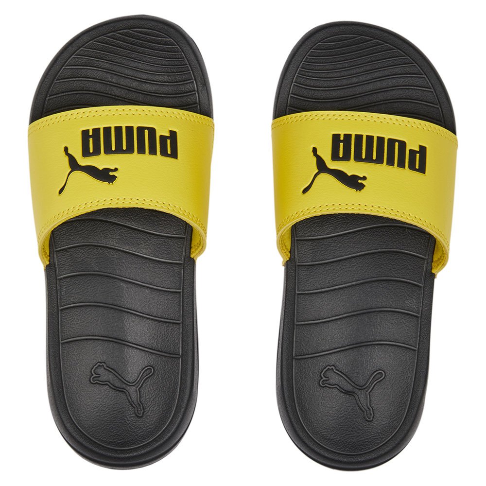 Puma ciabatta da ragazzo da mare piscina Popcat 20 PS 372017-26 pelè yellow-black