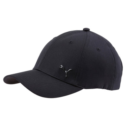 Puma berrretto con visiera e logo metallico Metal Cat 021269-01 nero