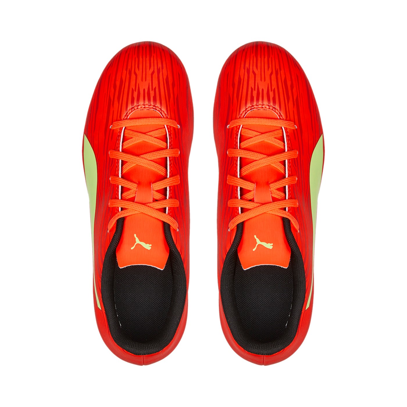 Puma scarpa da calcio da ragazzo Rapido III FG-AG 106576 07 rosso-giallo