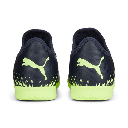 Puma scarpa da calcetto indoor FutureZ 4.4 IT 107008 01 blu scuro pistacchio