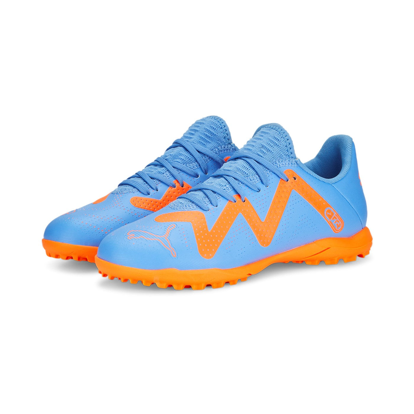 Puma Puma scarpa da calcetto da ragazzo Future Play TT 107202 01 blu bianco arancio