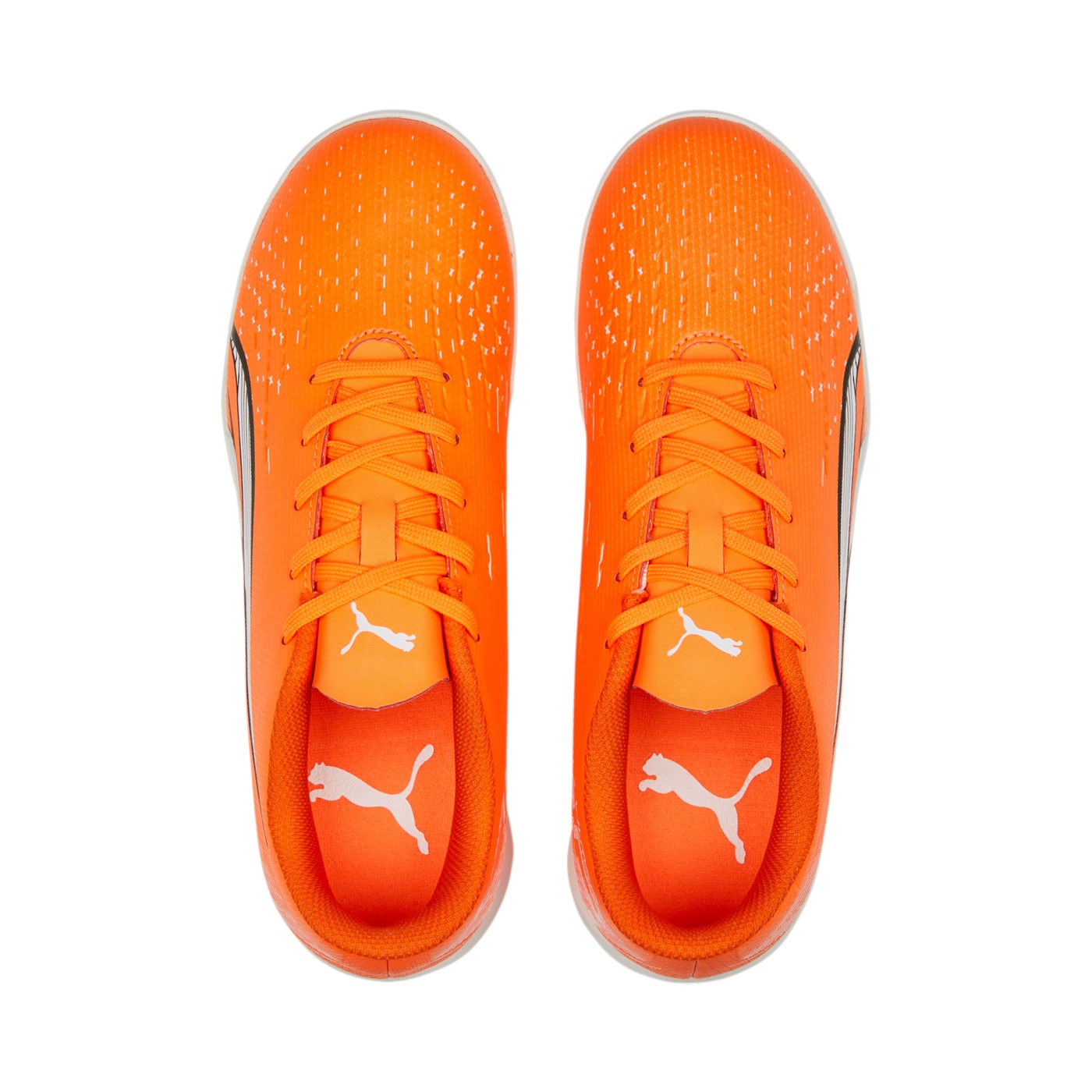 Puma scarpa da calcetto da ragazzo Ultra Play TT 107236 01 arancio-bianco-blu