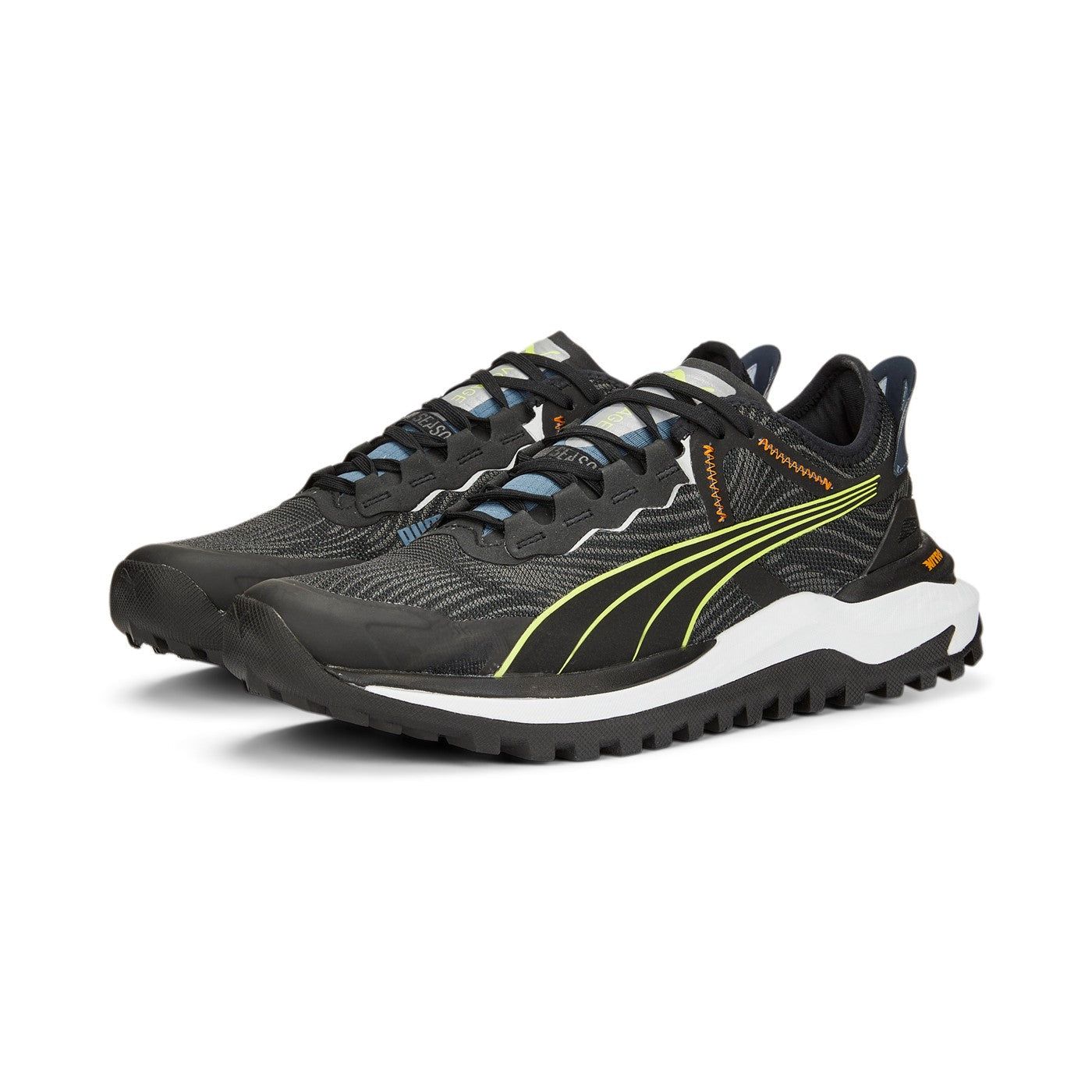PUMA Voyage Nitro 2 Scarpe Trail Uomo Nero Verde Lime - 376919-04