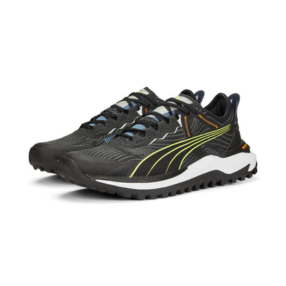 PUMA Voyage Nitro 2 Scarpe Trail Uomo Nero Verde Lime - 376919-04
