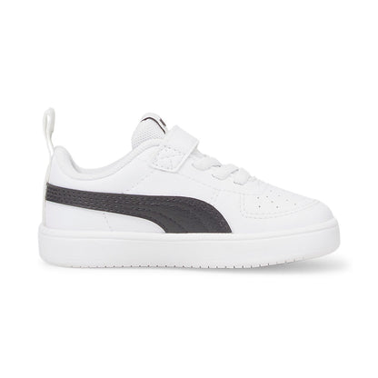 Puma scarpa Sneakers da bambino con velcro Rickie AC + Inf 384314 03 bianco-nero