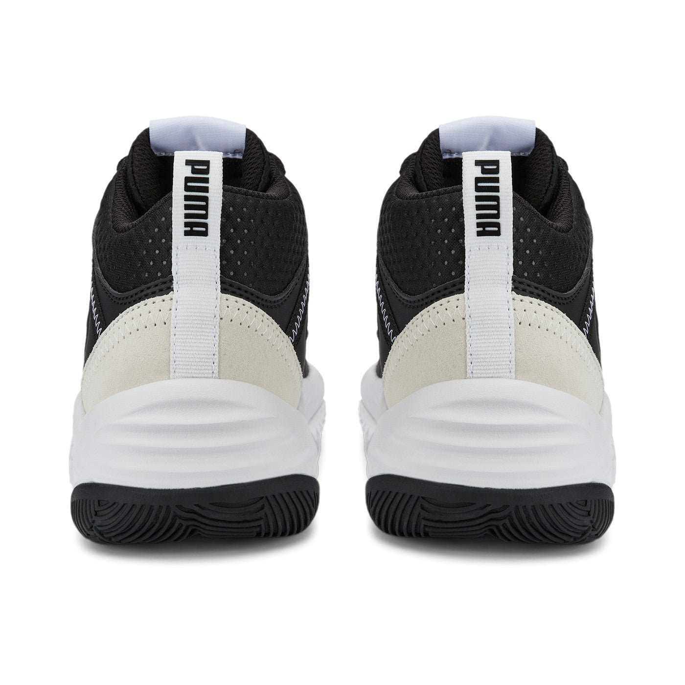 Puma sneakers alta da ragazzo Rebound Future Evo Core Jr 386170 01 black-white