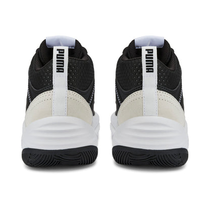 Puma sneakers alta da ragazzo Rebound Future Evo Core Jr 386170 01 black-white