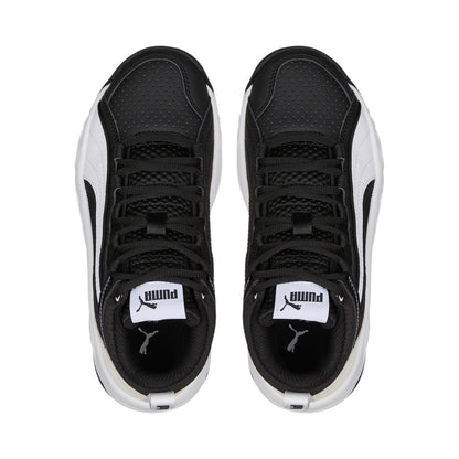 Puma sneakers alta da ragazzo Rebound Future Evo Core Jr 386170 01 black-white
