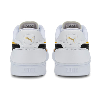 Puma scarpa sneakers da uomo Caven Dime FC 386380 01 bianco-nero-oro