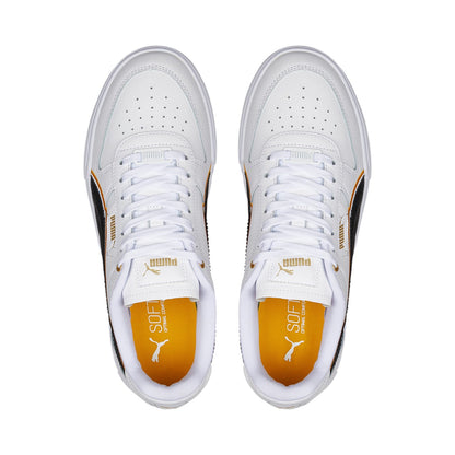 Puma scarpa sneakers da uomo Caven Dime FC 386380 01 bianco-nero-oro