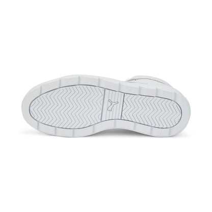 Puma scarpa sneakers alta con zeppa Karmen Rebelle Mid 387213 01 bianco