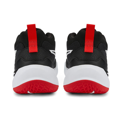 Puma Scarpa da pallacanestro da ragazzo Playmaker 387353 01 nero-bianco-rosso