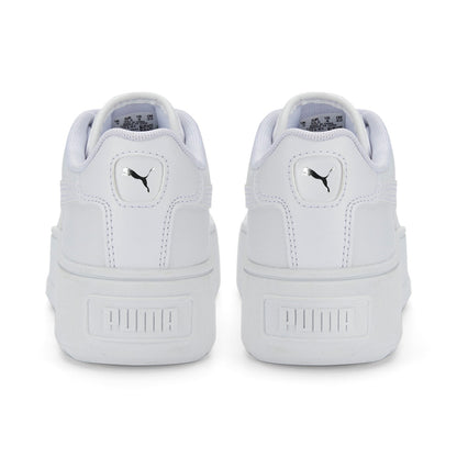Puma scarpa sneakers da ragazza con zeppa Karmen 387374 01 bianco