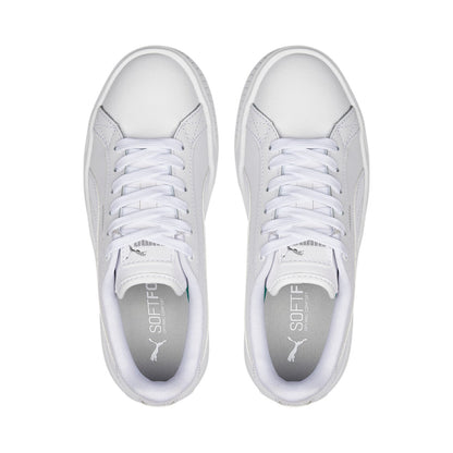 Puma scarpa sneakers da ragazza con zeppa Karmen 387374 01 bianco