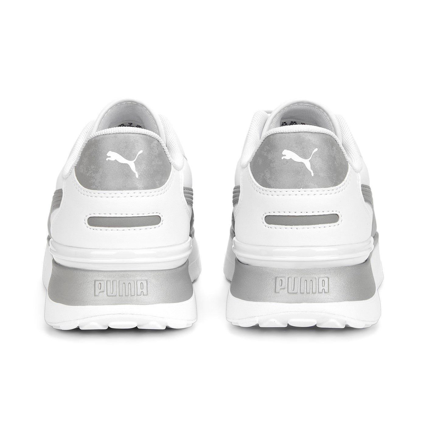 Puma scarpa sneakers da donna R78 Voyage Space Metallics 391130 02 bianco-argento