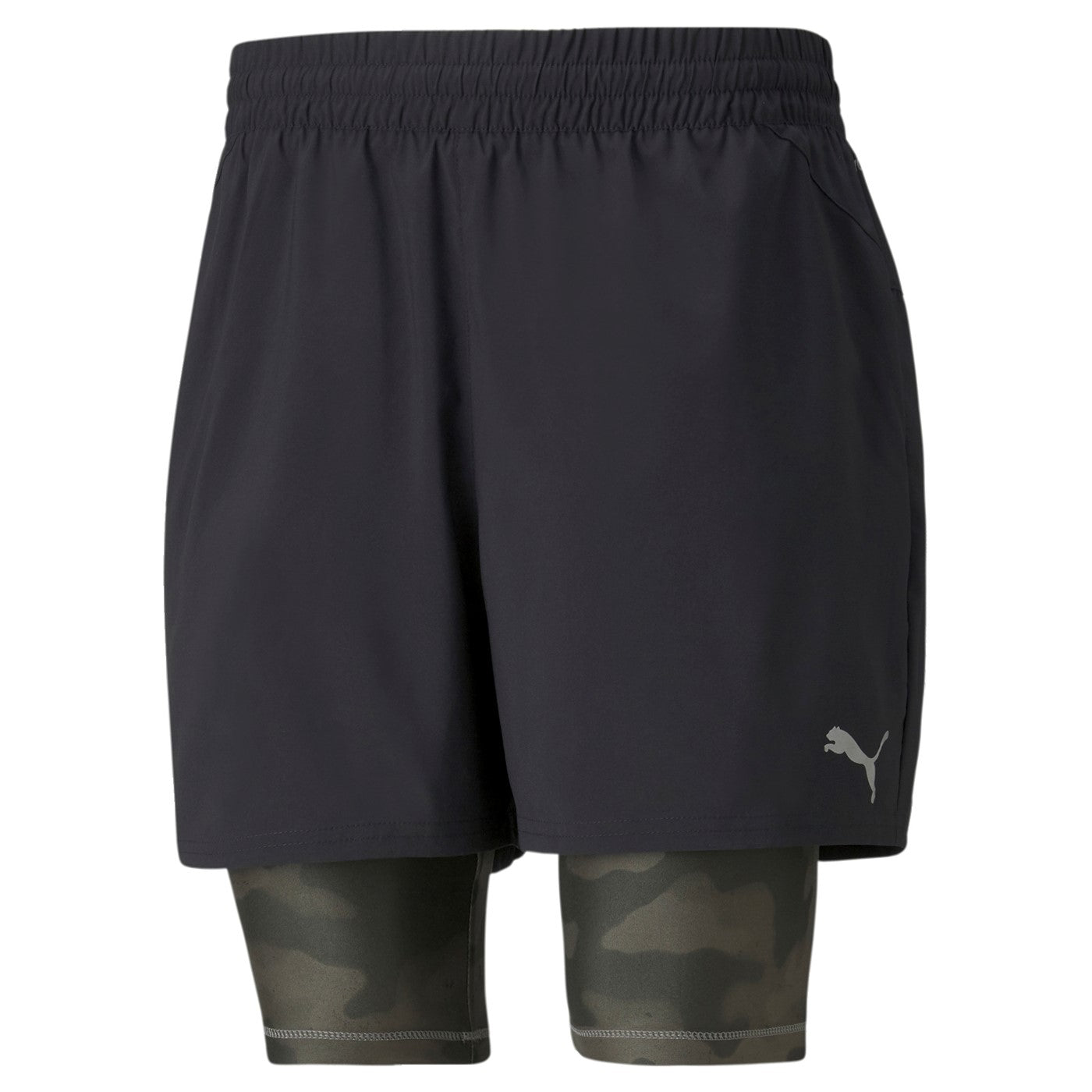 Puma pantaloncino da corsa da uomo 2in1 Short Run Graphic 521049 01 nero