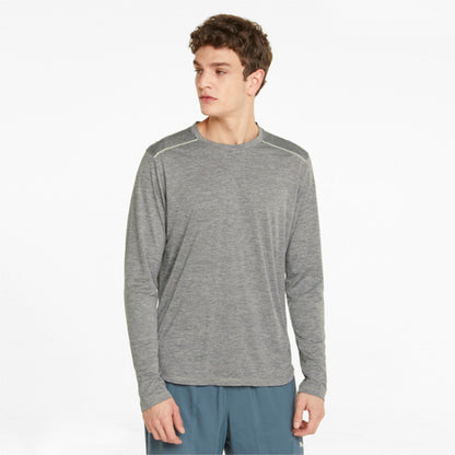 Puma T-shirt Run manica lunga 521403 03 medium gray heather