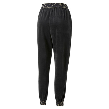 Puma pantalone da donna in velluto Deco Glam 522255 01 black