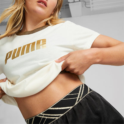 Puma pantalone da donna in velluto Deco Glam 522255 01 black
