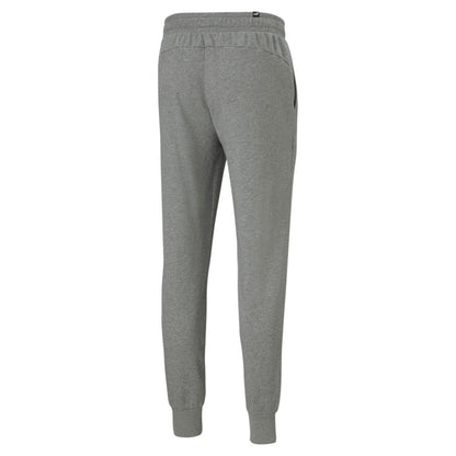 Puma pantalone sportivo da uomo Lungo in Jersey ESS Logo 586716 03 grigio medio
