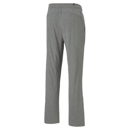 Puma pantalone sportivo da uomo in cotone jersey ESS Jersey Pants op 586747 03 medium gray heather