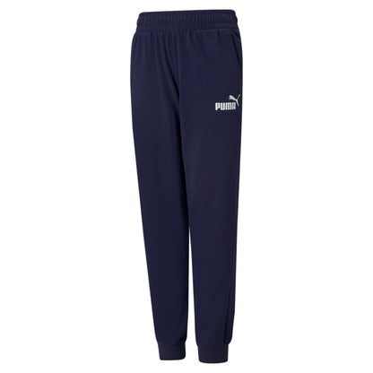 Puma Pantalone sportivo da ragazzo in cotone Jersey ESS Pants cl 586977 06 blu