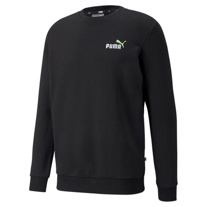 Puma ESS+ Embroidery Logo Crew FL 589249 51 black