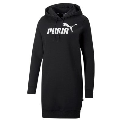 Puma Vestito lungo con cappuccio ESS Logo Hooded Dress FL 671988 01 black