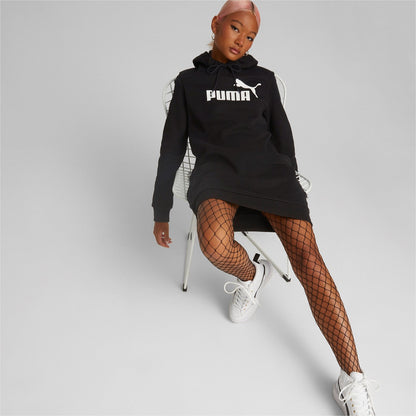 Puma Vestito lungo con cappuccio ESS Logo Hooded Dress FL 671988 01 black