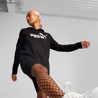 Puma Vestito lungo con cappuccio ESS Logo Hooded Dress FL 671988 01 black