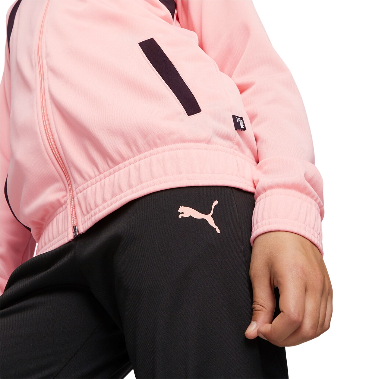 Puma Tuta sportiva da ragazza in Tricot 673583-63 rosa pesca