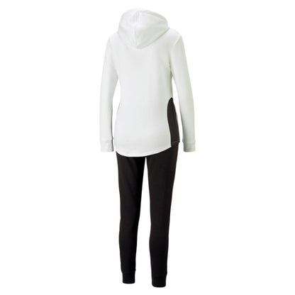Puma Tuta da donna con cappuccio Classic Hooded Tracksuit TR cl 673699 02 white